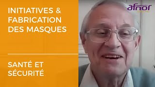 Masques pour le grand public - conférence de presse AFNOR/montissumasque.fr