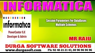 Informatica - Session Parameters for Databases Multiple Schemas