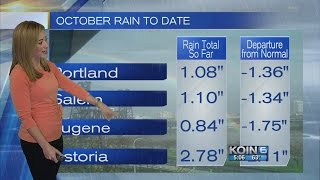 KOIN 6 5pm first forecast with Kristen Van Dyke Tuesday October 27 2015