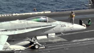 F/A-18 Aborted Launch