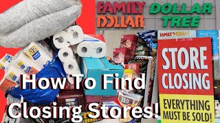 How to Find Closing Family Dollar Stores Tips on Shopping