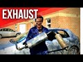 How to install New MG Midget Exhaust Silencer / Muffler