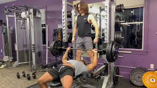 BENCH PRESS WORKOUT | WE MAD 325 lbs LOOK LIGHT