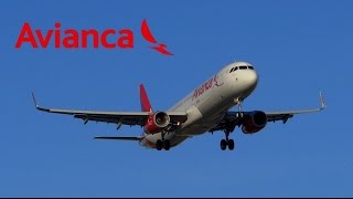 *Sharklets* Avianca Airbus A321-200 Landing LAX