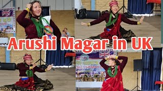 Arushi Magar Performed First Time in UK #uknepal #channel