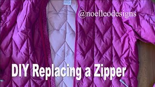 How To Replace a Zipper in a Jacket