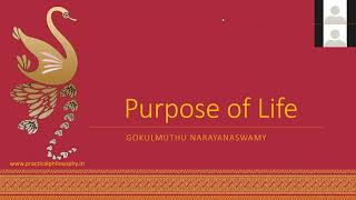 Purpose to Life - Guidance from Bhagavad Gita || Gokulmuthu Narayanaswamy (Software Engineer)