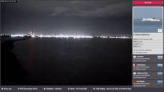 Dublin Port Poolbeg Lighthouse View: Live Ship Movements on the River Liffey