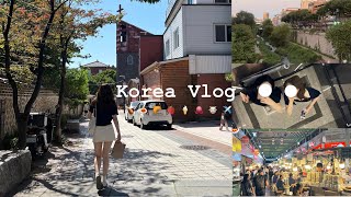 【韓国Vlog】3泊4日 初めての韓国旅行🇰🇷 念願ほくろ除去！27個取ったのに安すぎてた💉| お洒落ランチ🍝 | 漢江 | 広蔵市場🐙 | ショッピング🛒