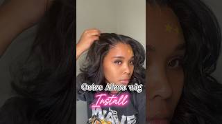 Natural hairline on outre Alora synthetic wig! watch me create a more natural hairline💕 ￼