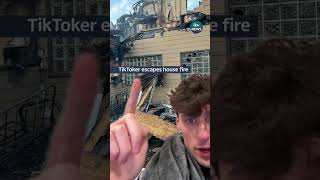 TikToker NoahGlennCarter's house burned down #itvnews #fire