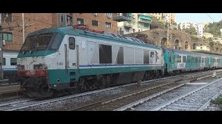 Manovre e partenza della E402A 019