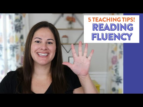 What should I look for in reading fluency?