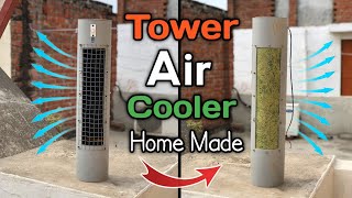 How To Make Tower Air Cooler At Home // How to Make Air Cooler using PVC Pipe