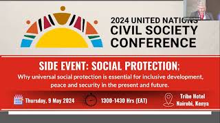 2024 UNCSC Event: 'Universal social protection for development,' Nairobi, Kenya, May 9