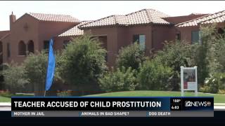 Teacher accused of child prostitution