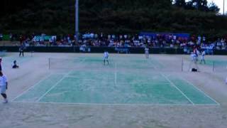 '09 天皇賜杯・皇后賜杯 全日本ソフトテニス選手権大会 男子準々決4-4