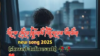 যাকে মেরেছিলাম জীবনে আয়না ❤️jake mene cilam jiboner ❤️samz vai❤️(slowed+lofi revarb)🥀new song 2025