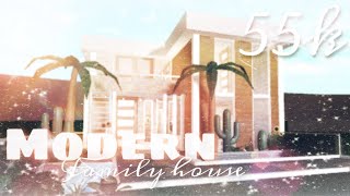 Bloxburg Modern Family House 43k - roblox bloxburg modern family house