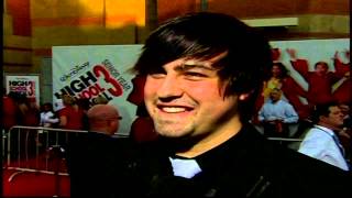 High School Musical 3: Senior Year: Ryne Sanborn "Jason Cross" Premiere Interview | ScreenSlam