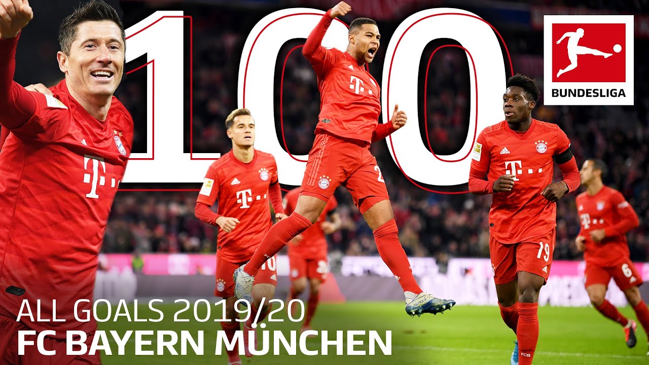 FC Bayern München - All 100 Bundesliga Goals 2019/20 - YouTube