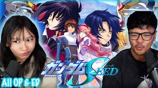 GUNDAM SEED ALL OPENING AND ENDING REACTION! | ANIME OP REACTION