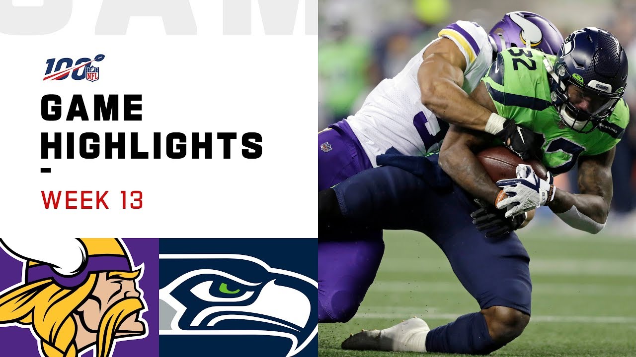 Vikings Vs. Seahawks Week 13 Highlights | NFL 2019 - YouTube