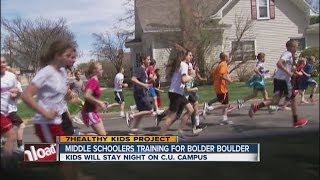 Middle schoolers train for Bolder Boulder