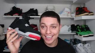 HOTKICKS Jordan 4 Retro Bred Review