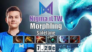 Morphling Safelane | Nigma.iLTW | INSANE ILTW SHOTGUN MORPHLING | 7.29c Gameplay Highlights