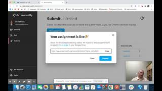 Screencastify: Submit tool