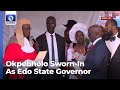 Moment Monday Okpebholo Was Sworn-In As Edo State Governor