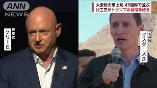 米中間選挙　激戦アリゾナ州で民主党現職が当確　上院は49議席で並ぶ(2022年11月12日)