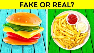 Fake Or Real? Crazy Food Hacks You Would Like to Try || Commercial Tricks With Food