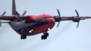 АН-12БК EW-394TI [ С 2014.12.26 бортовой UR-CNN ] RUBI STAR landing Шереметьево 20.12.2014