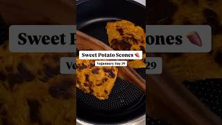 Veganuary Day 29 | Sweet Potato Scones #shorts #veganrecipes