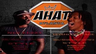 NLS Eezzy vs Tetsho Vintage - AHAT Atlanta- Rap Battle (One Round Unlimited)