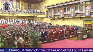 Closing Ceremony for the 5th Session of the Fourth Parliament