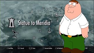 Peter Griffin touches Meridia's Beacon!!! 🥴💎Skyrim