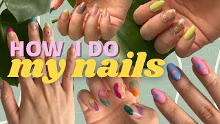 Recreating pinterest nails at home *NaiLed iT* 💅🏻 | how i do trendy \u0026 easy diy nail art 2021