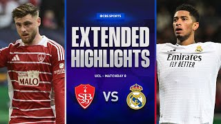 Brest vs. Real Madrid: Extended Highlights | UCL League Phase MD 8 | CBS Sports Golazo