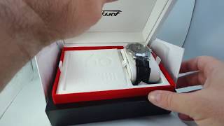 2013 Tissot Heritage Navigator World Time NOS unboxing.  Model reference T078.641.16.057.00