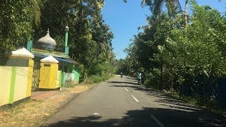 Driving through the village of Kerala | Azhikode Ferry to Thalikulam, Kerala, India | Part-3