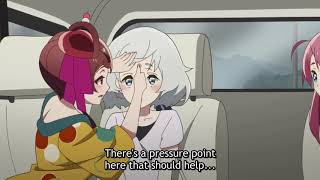 Zombieland Saga - Saki jumps from the car