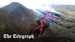 Volcano erupts near Iceland's capital Reykjavik