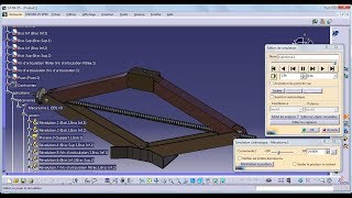 Réalisation d'un Cric partie d'Assemblage/ Simulation/ Animation, Car jack DMU Kinematics