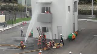 【西宮市消防局】令和元年度 警防練成会　小隊連携の部