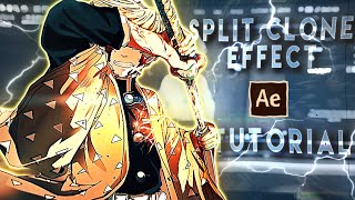 Split Clone Effect | After Effects Tutorial | AMV/EDIT |