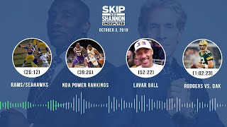 UNDISPUTED Audio Podcast (10.03.19) with Skip Bayless, Shannon Sharpe & Jenny Taft | UNDISPUTED