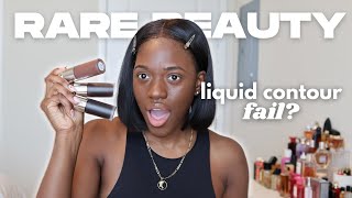 rare beauty liquid contour review + demo | best contour for beginners?